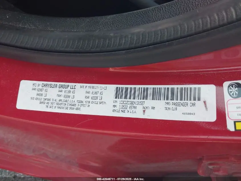 2014 DODGE AVENGER SXT
