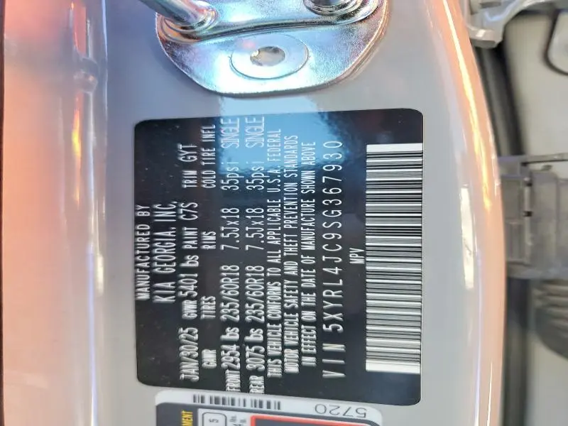 2025 KIA SORENTO S  