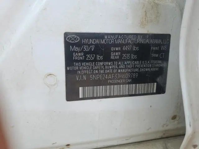 2018 HYUNDAI SONATA SE