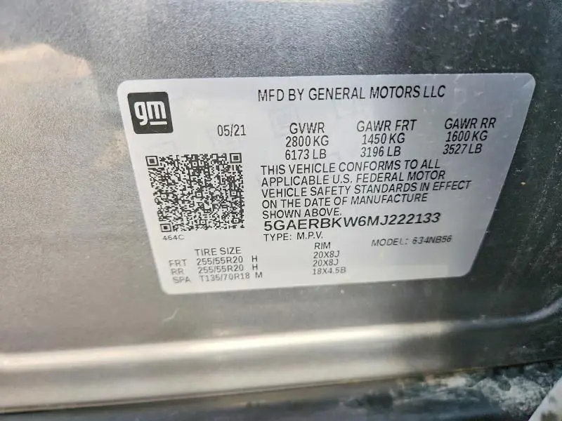 2021 BUICK ENCLAVE ESSENCE  