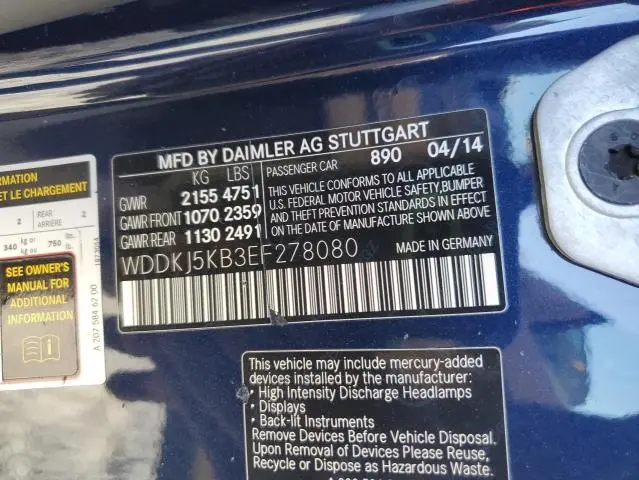 2014 MERCEDES-BENZ E 350