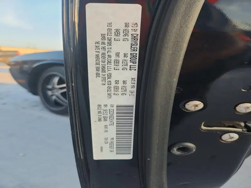 2012 DODGE CHALLENGER SXT  