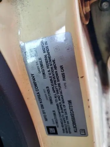 2014 CHEVROLET SPARK LS