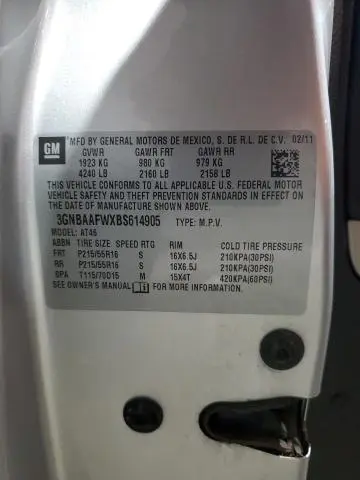 2011 CHEVROLET HHR LS  