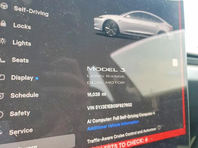 2025 TESLA MODEL 3   