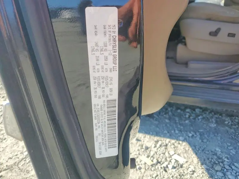 2012 CHRYSLER TOWN & COUNTRY TOURING L  