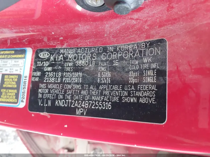 2011 KIA SOUL +