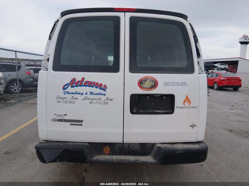 2013 CHEVROLET EXPRESS 2500 WORK VAN