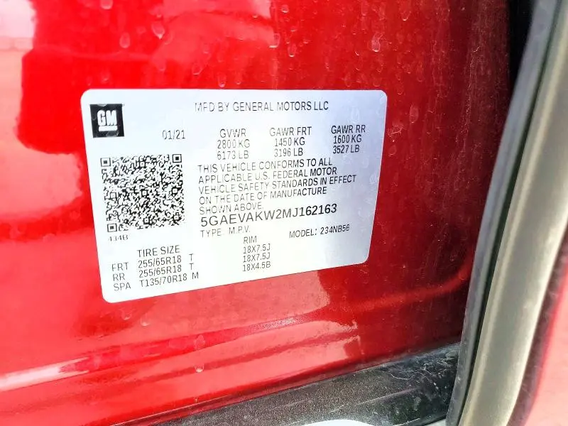 2021 BUICK ENCLAVE ESSENCE  