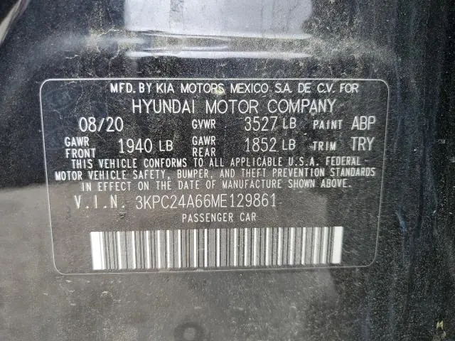 2021 HYUNDAI ACCENT SE  