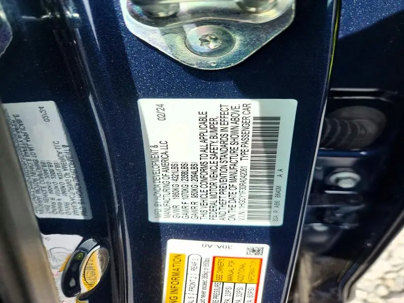 2024 HONDA ACCORD EX  