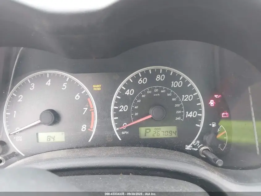 2012 TOYOTA COROLLA L