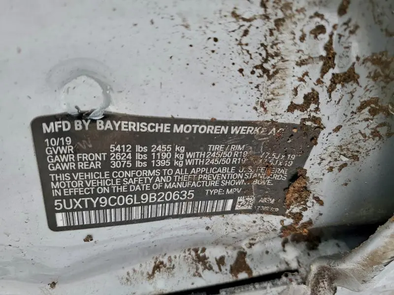 2020 BMW X3 XDRIVEM40I  