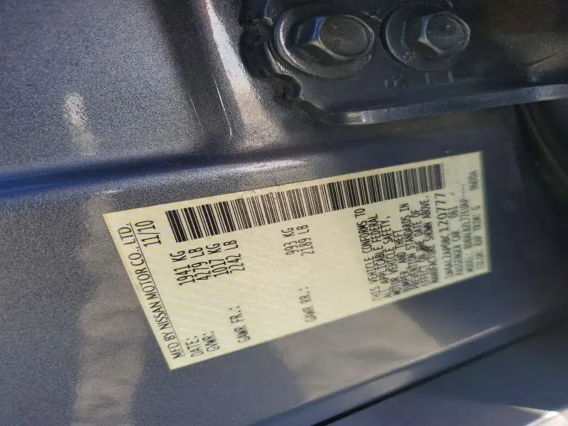 2011 NISSAN ALTIMA 2.5  