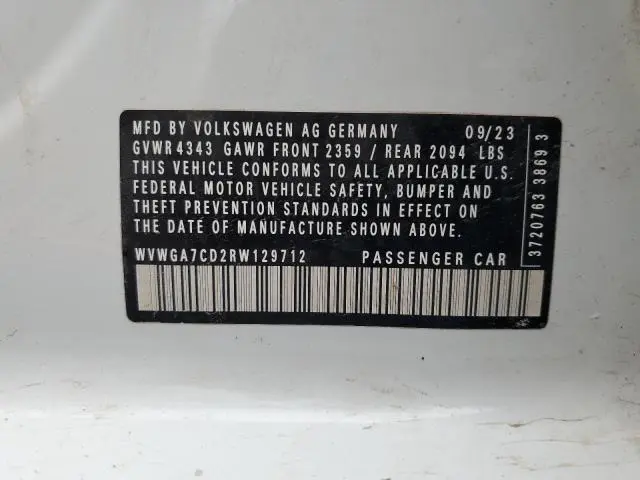 2024 VOLKSWAGEN GTI S  
