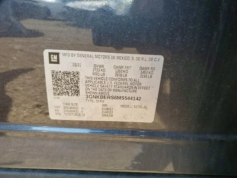 2021 CHEVROLET BLAZER RS  