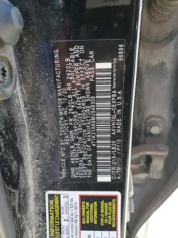 2021 TOYOTA CAMRY XSE