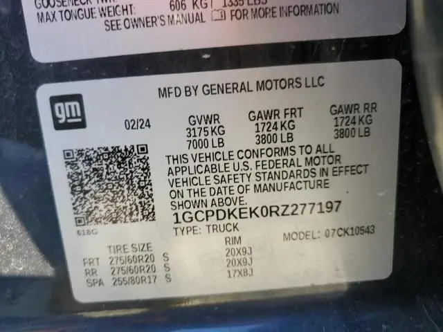 2024 CHEVROLET SILVERADO K1500 LT-L  