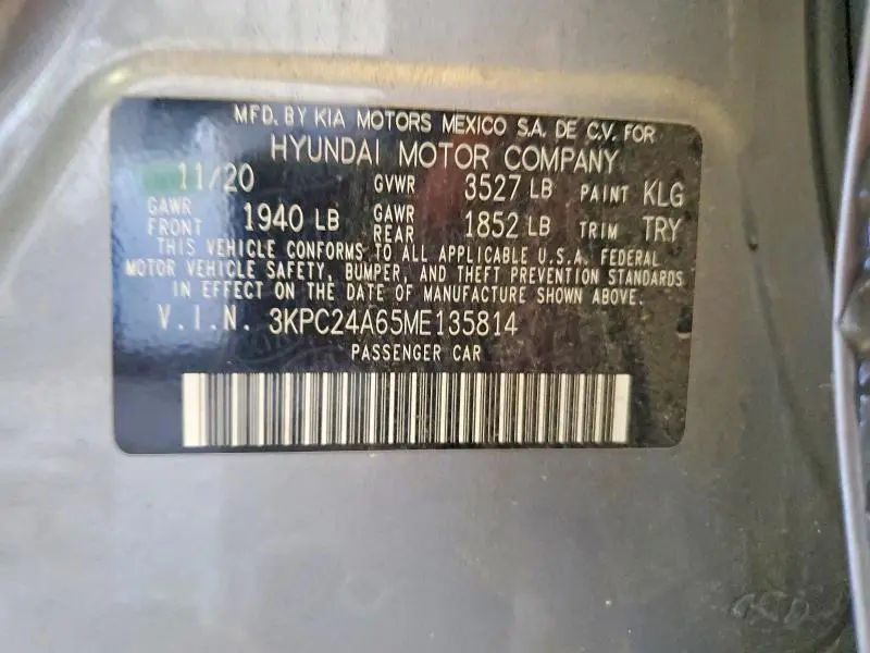 2021 HYUNDAI ACCENT SE  