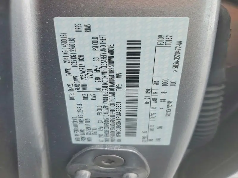 2023 FORD ESCAPE ACTIVE  