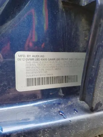 2013 AUDI A4   