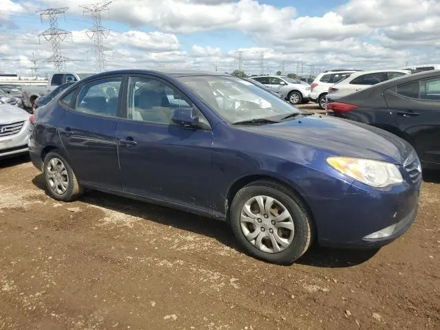 2010 HYUNDAI ELANTRA BLUE  