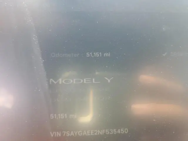 2022 TESLA MODEL Y   