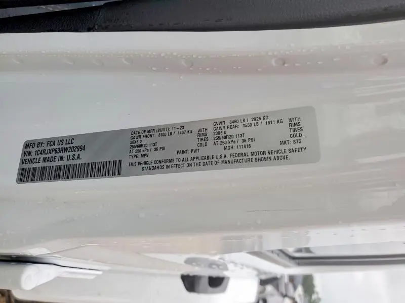 2024 JEEP WRANGLER SAHARA 4XE  