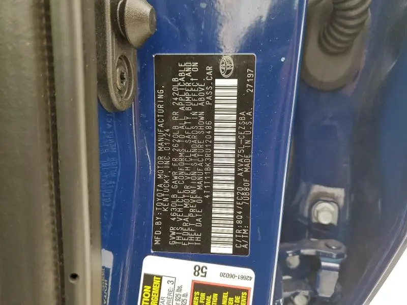 2024 TOYOTA CAMRY SE NIGHT SHADE  