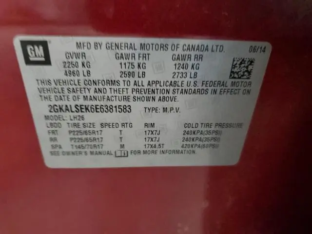 2014 GMC TERRAIN SLT