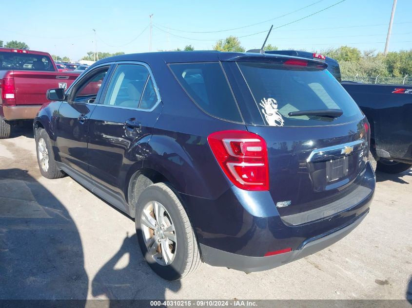 2016 CHEVROLET EQUINOX LS