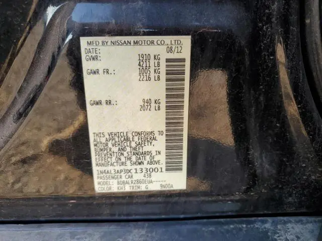 2013 NISSAN ALTIMA 2.5  