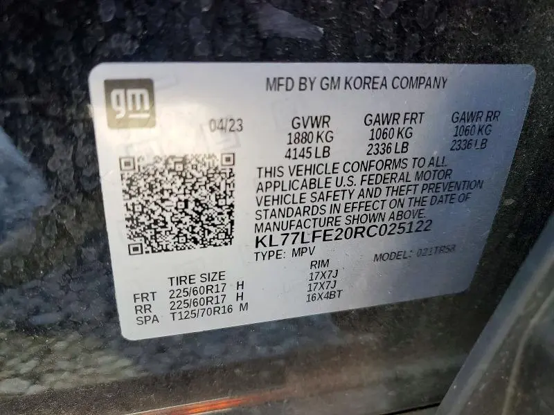 2024 CHEVROLET TRAX LS  