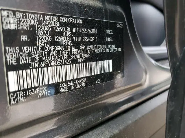 2022 TOYOTA RAV4 SE