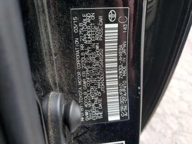 2015 TOYOTA PRIUS   