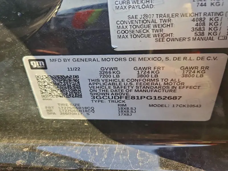 2023 CHEVROLET SILVERADO K1500 LT TRAIL BOSS  