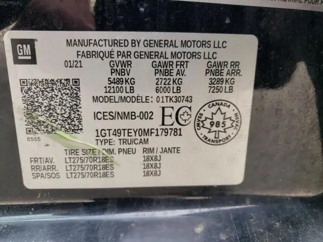 2021 GMC SIERRA K3500 SLE  