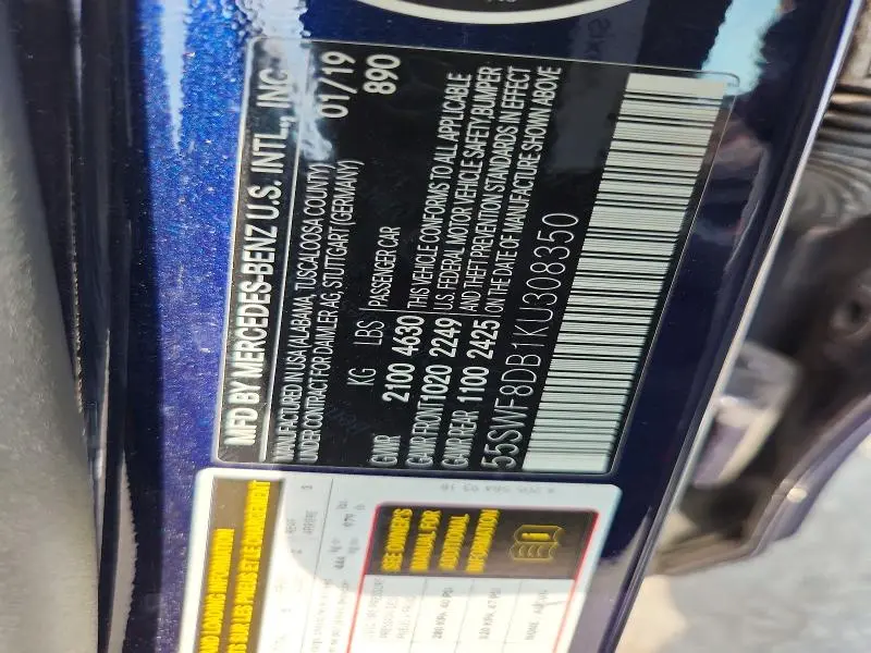 2019 MERCEDES-BENZ C 300  