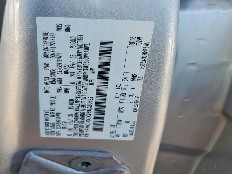 2014 FORD ESCAPE TITANIUM  