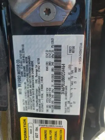 2019 FORD FUSION SE