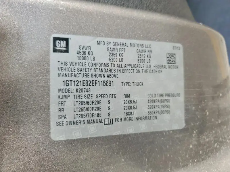2014 GMC SIERRA K2500 SLT  