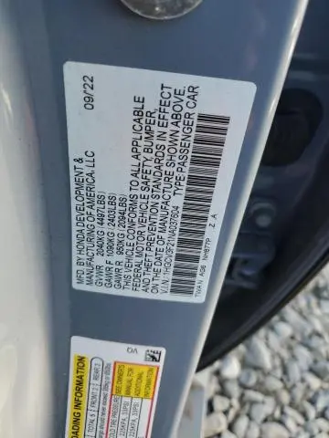 2022 HONDA ACCORD HYBRID SPORT  