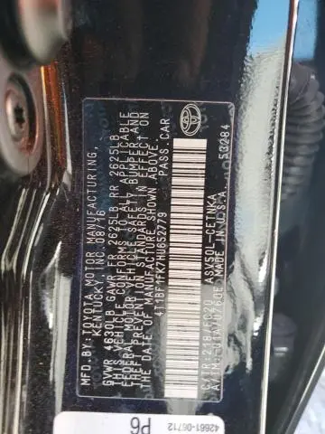 2017 TOYOTA CAMRY LE  