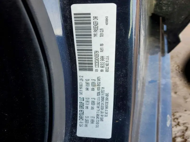 2012 CHRYSLER 200 LIMITED  