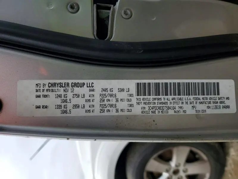 2013 DODGE JOURNEY SE  