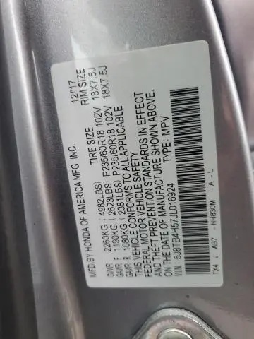 2018 ACURA RDX TECHNOLOGY  