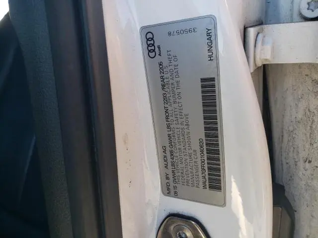 2016 AUDI A3 PREMIUM  