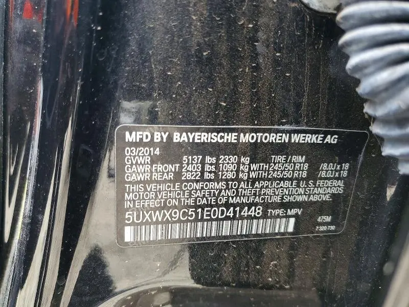 2014 BMW X3 XDRIVE28I  