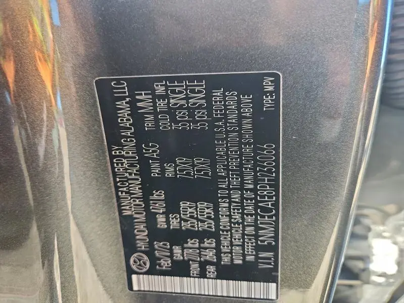 2023 HYUNDAI TUCSON LIMITED  