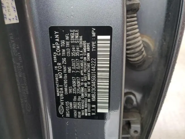 2016 HYUNDAI TUCSON LIMITED  